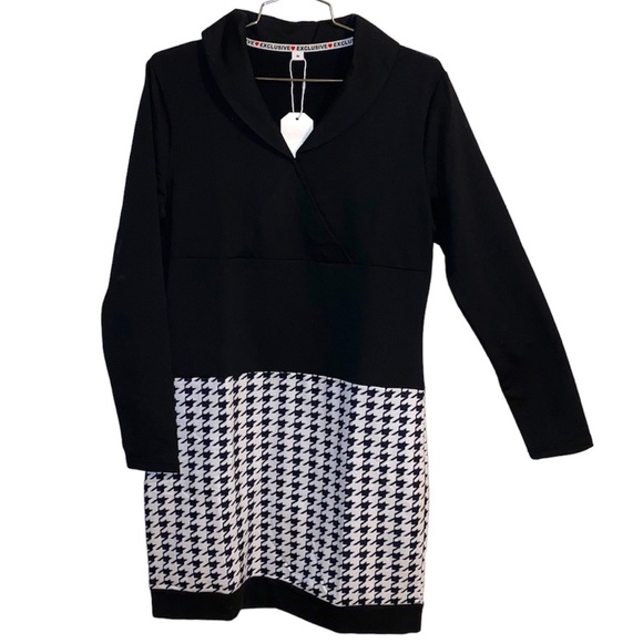 Women’s Black and White dress Size M - Picture 2 of 3